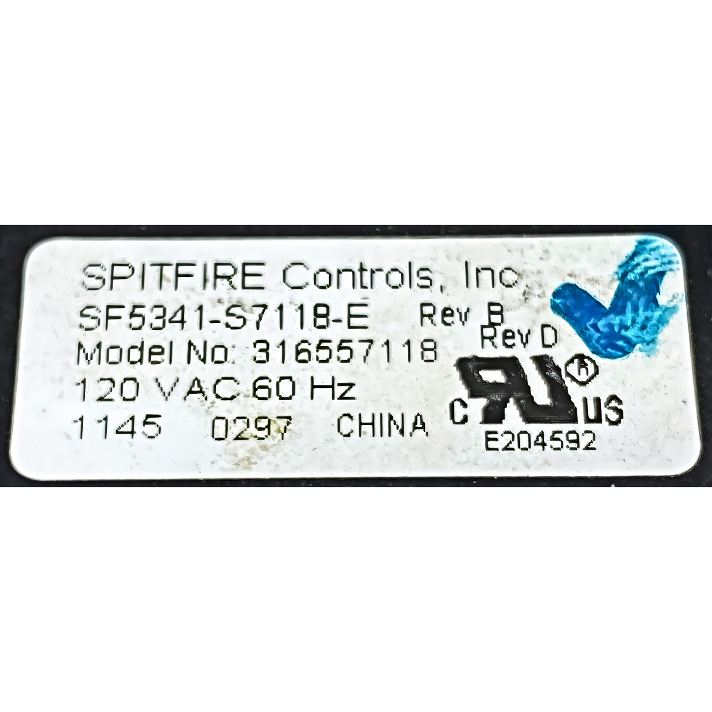 316557118 REFURBISHED White Frigidaire Stove Control *LIFETIME Guarantee*