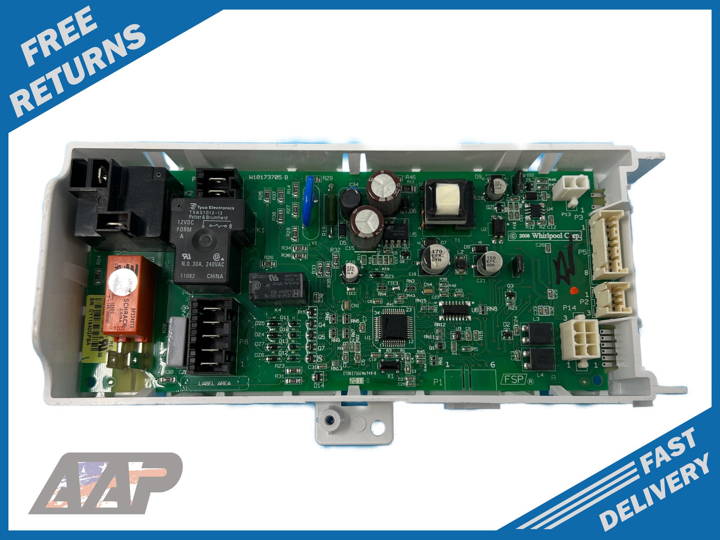 W10294317 Dryer Main Control ⚡️2 Year Warranty ⚡️ Fast Shipping ⚡️