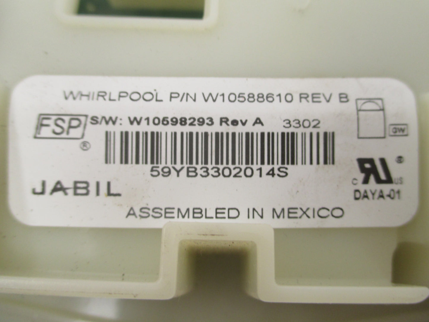 W10588610 Whirlpool Dishwasher Control Board ⚡2 Year Warranty ⚡ Fast Shipping⚡