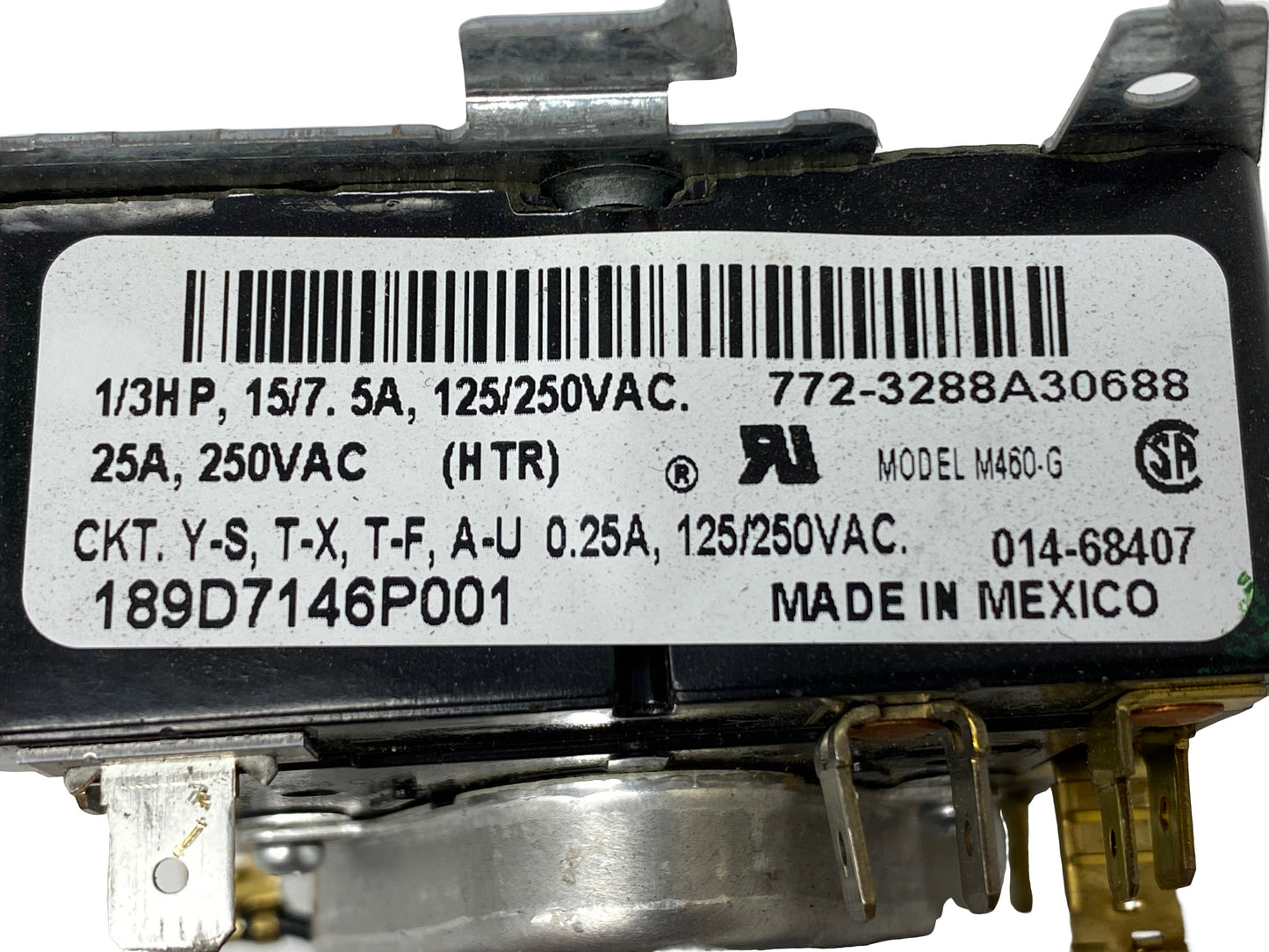 189D7146P001 WE4M521 GE Dryer Timer ⚡2 Year Warranty ⚡ Fast Shipping⚡