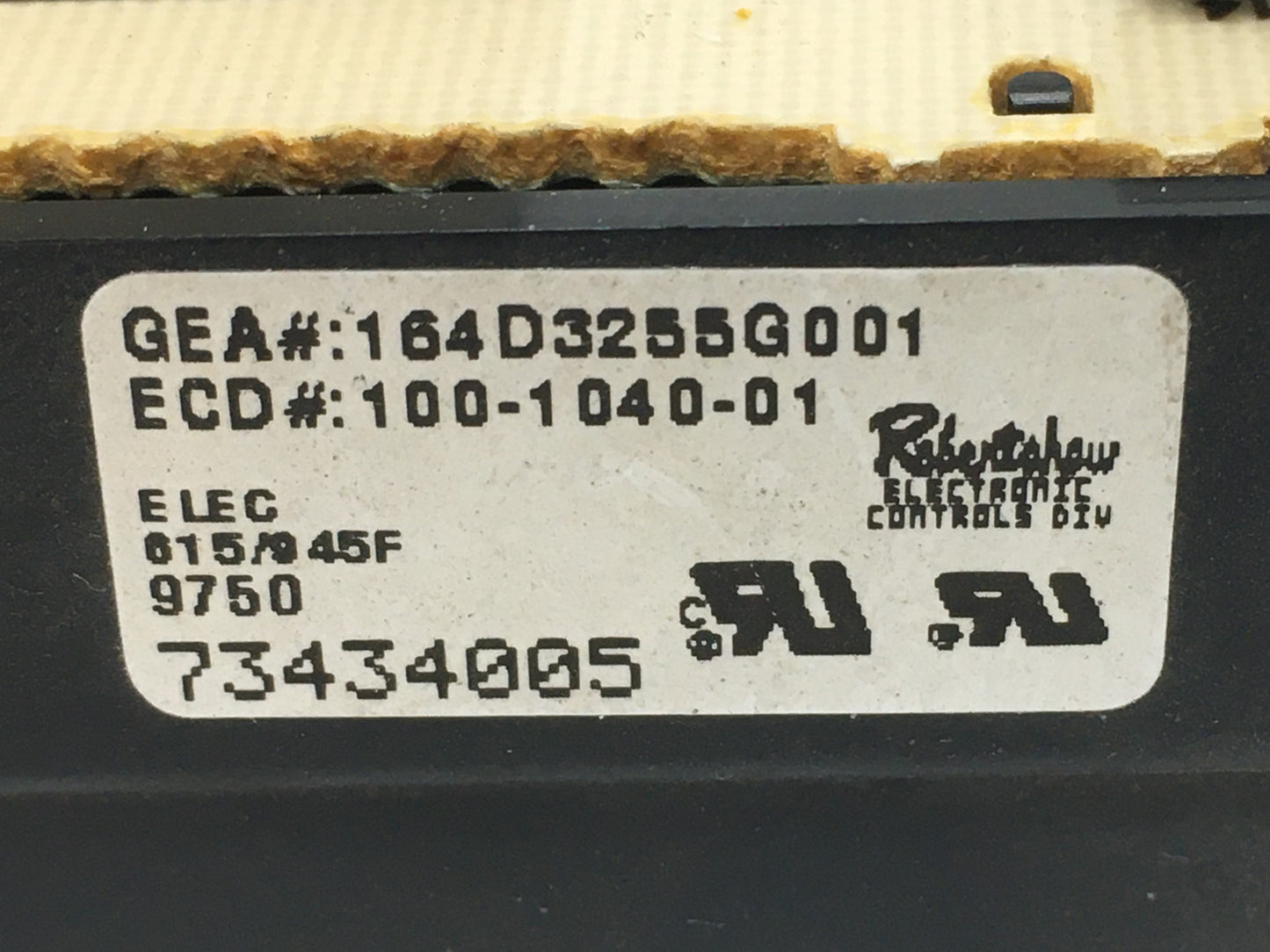 164D3255G001 Stove Range Control⚡2 Year Warranty ⚡ Fast Shipping⚡