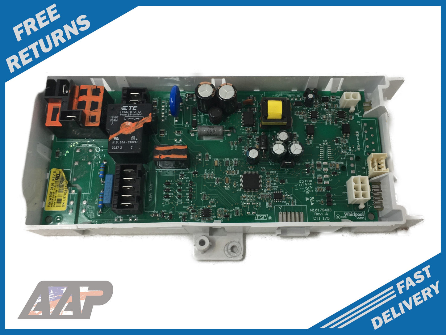 W10847936 Dryer Control Board⚡2 Year Warranty ⚡ Fast Shipping⚡