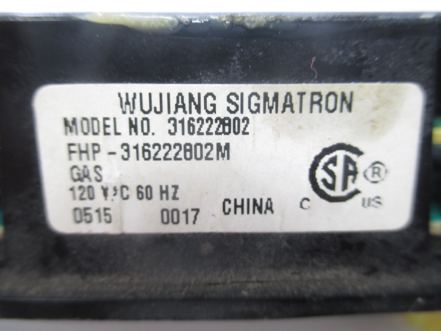 316222802 Black Frigidaire Stove Control⚡2 Year Warranty ⚡ Fast Shipping⚡