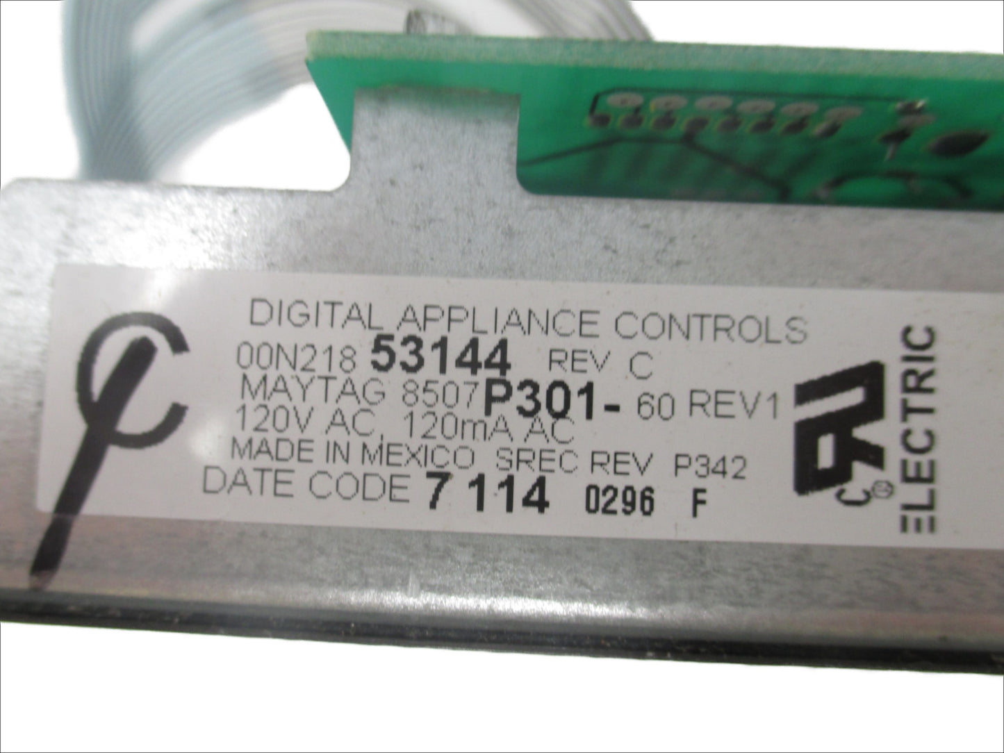 8507P301-60 Maytag White Stove Range Control *1 Year Guaranty* Same Day Ship