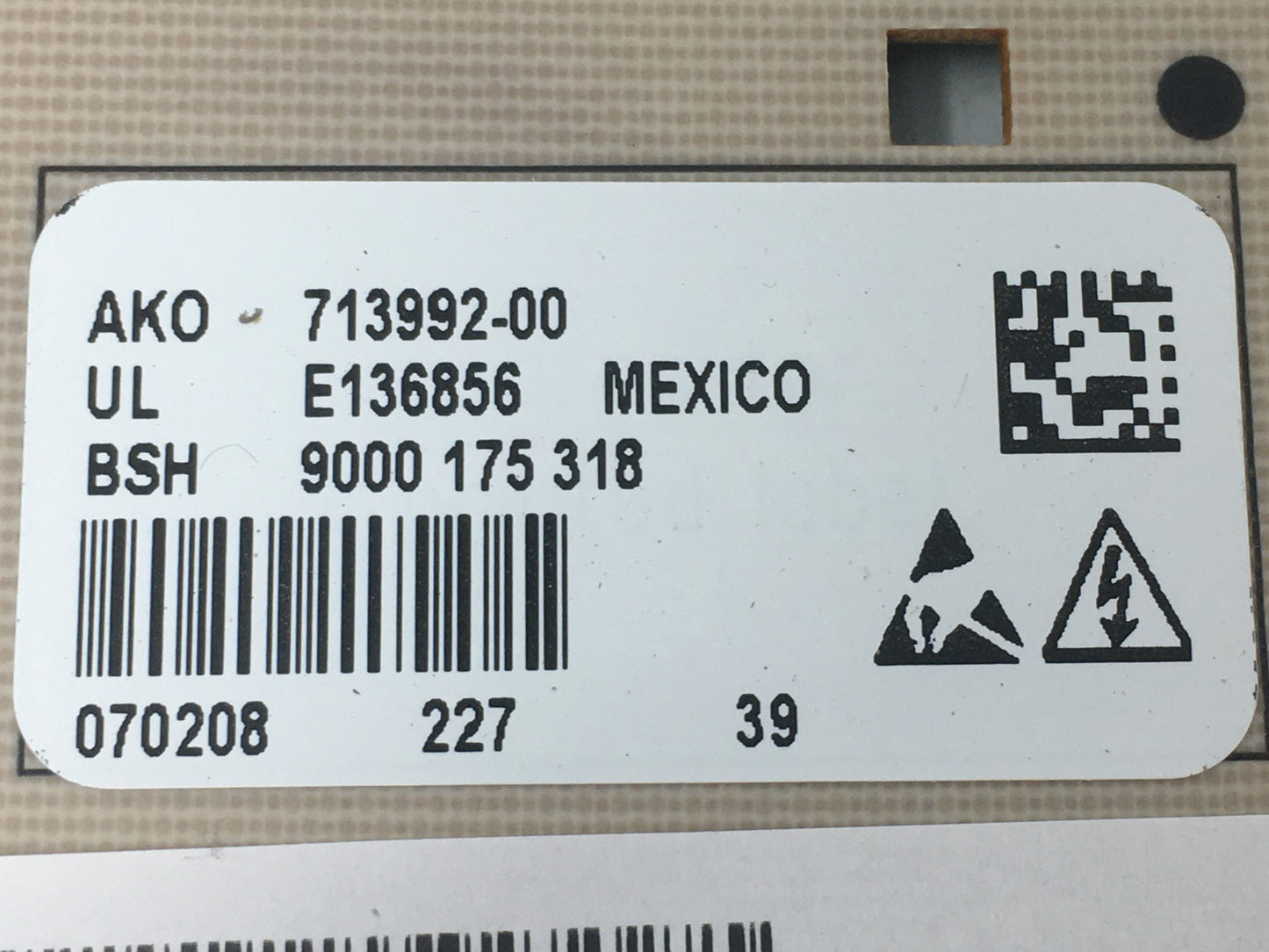 666016 00666016 Bosch Dryer Control Board *1 Year Guarantee* Same Day Ship