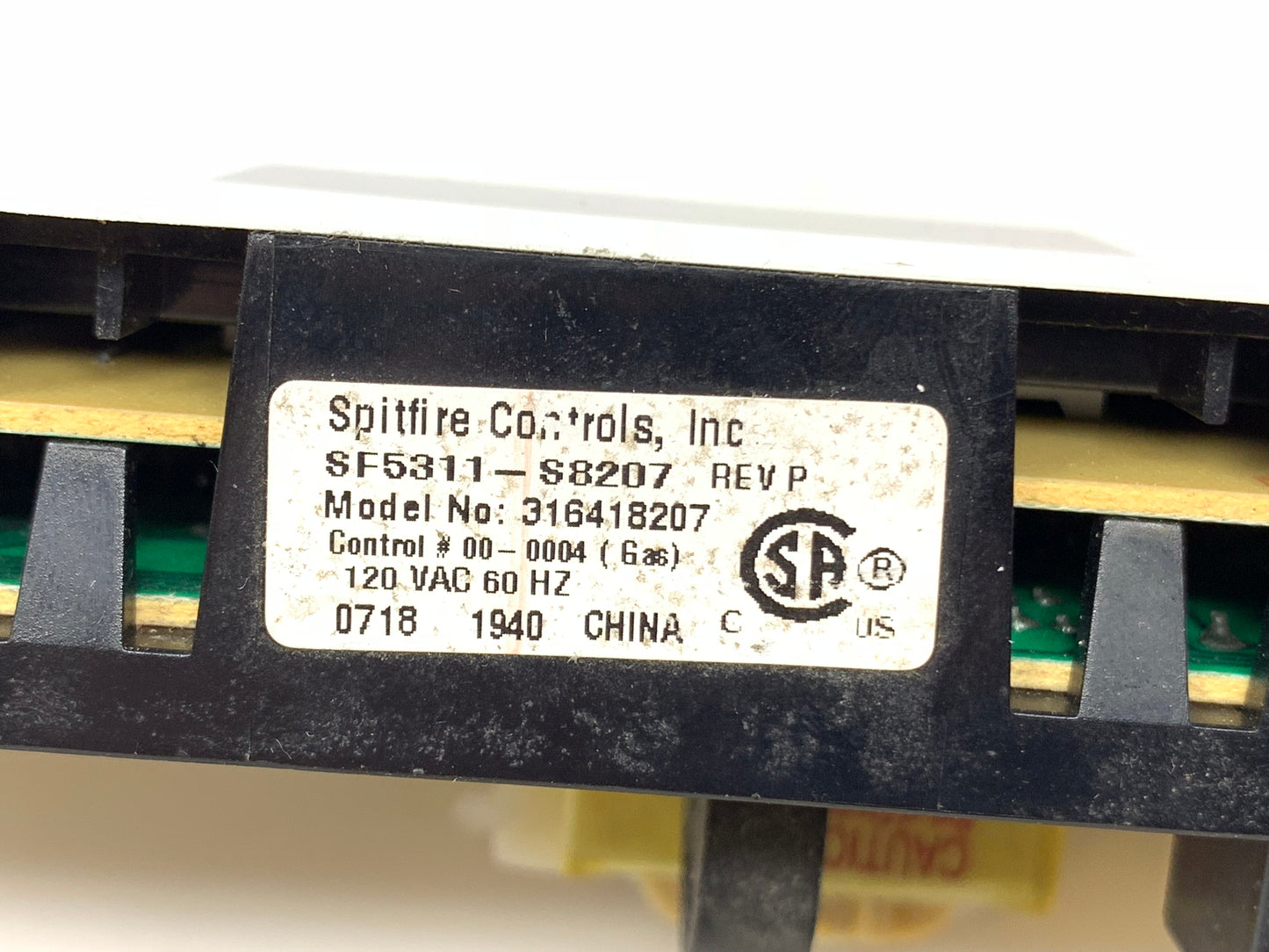 316418207 White Frigidaire Stove Control ⚡️2 Year Warranty ⚡️ Fast Shipping ⚡️