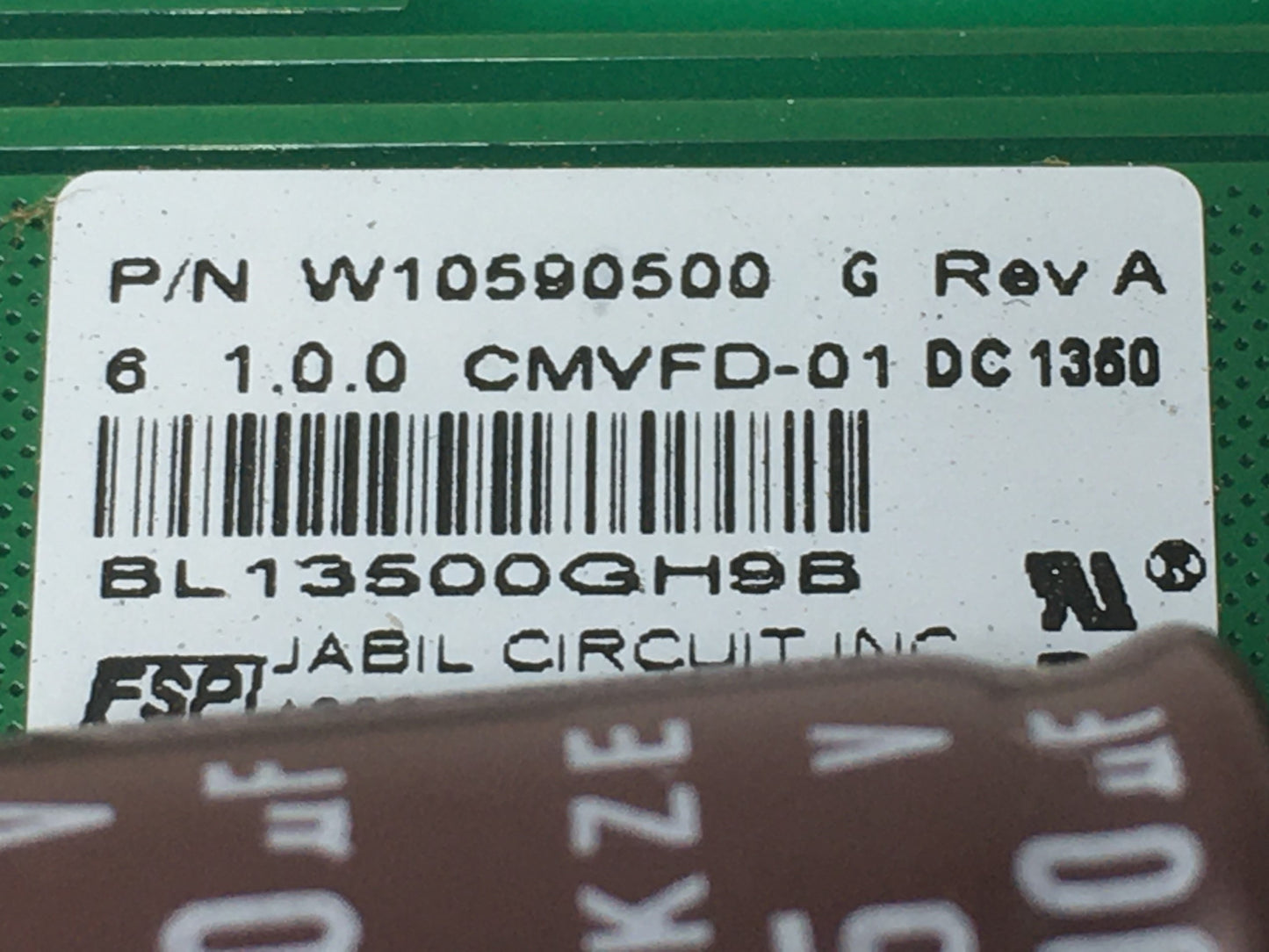 W10590500 Whirlpool Stove Range Control Board *1 Year Guaranty* FAST SHIP