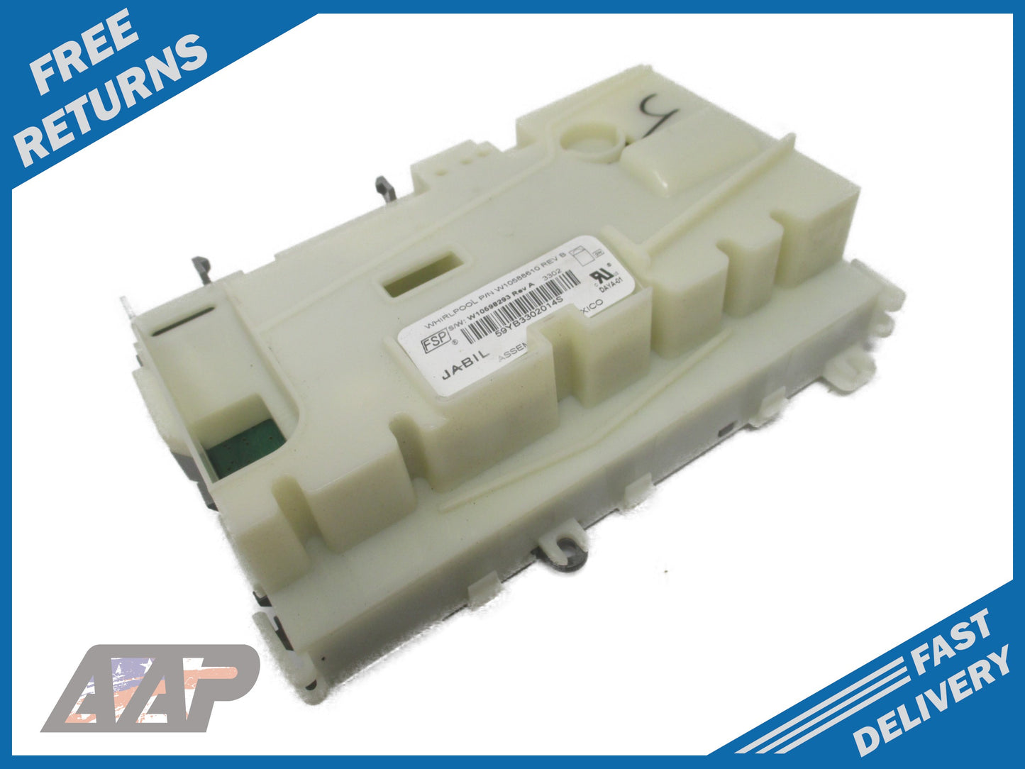 W10588610 Whirlpool Dishwasher Control Board ⚡2 Year Warranty ⚡ Fast Shipping⚡