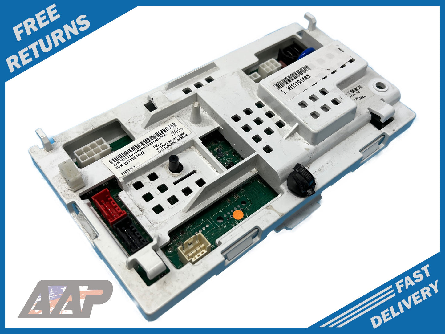 W11101495 Washer Control Board ⚡️2 Year Warranty ⚡️ Fast Shipping ⚡️