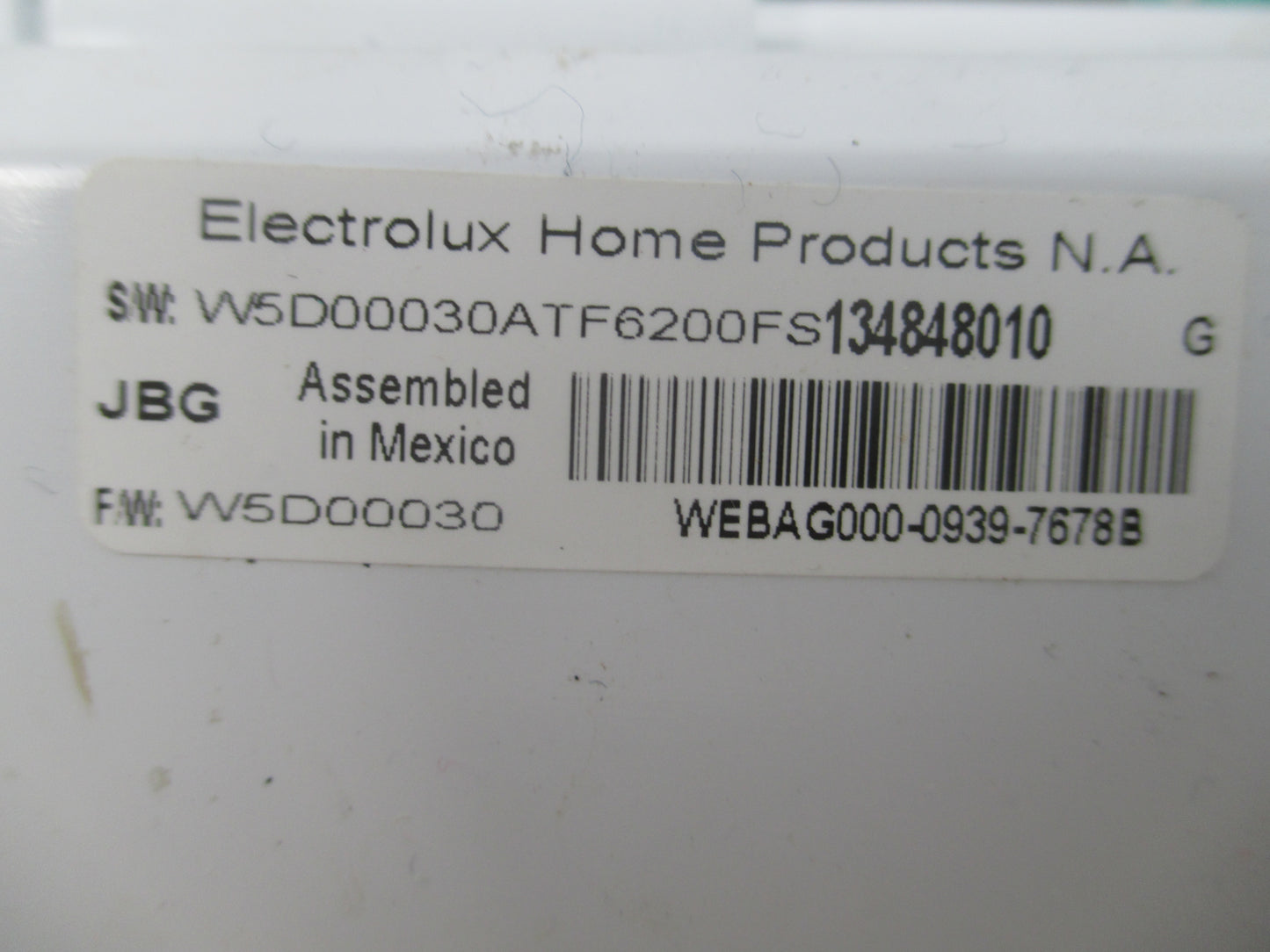 137006060 134848010 Frigidaire Washer Control ⚡2 Year Warranty ⚡ Fast Shipping⚡
