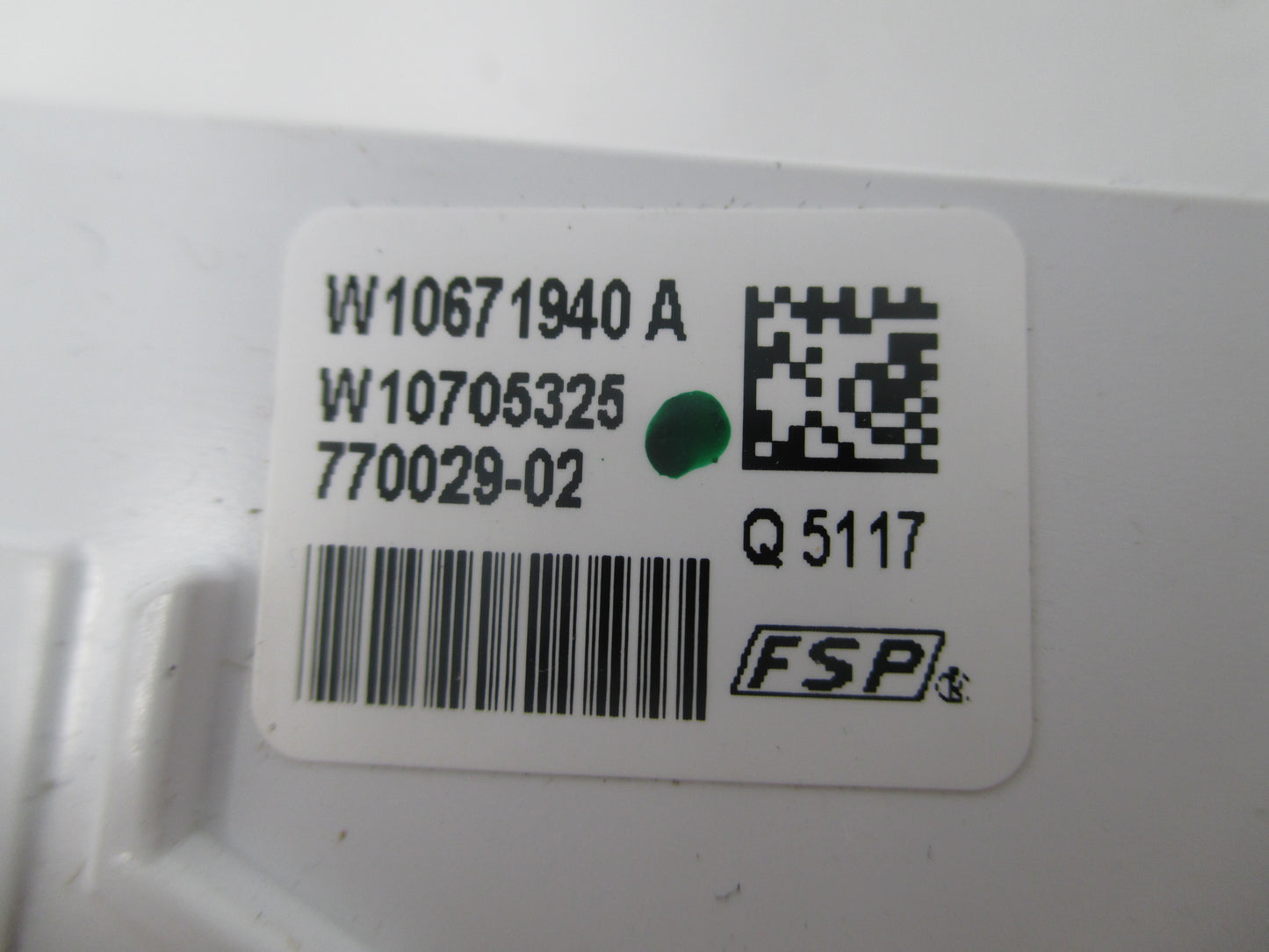W10671940 Whirlpool Dishwasher Control Board *1 Year Guarantee* SAME DAY SHIP