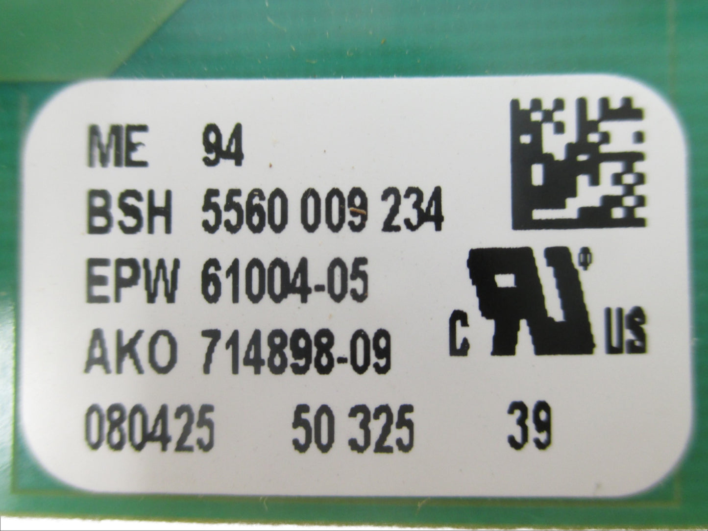 5560 009 234 Bosch Washer Control *1 Year Guarantee* SAME DAY SHIP