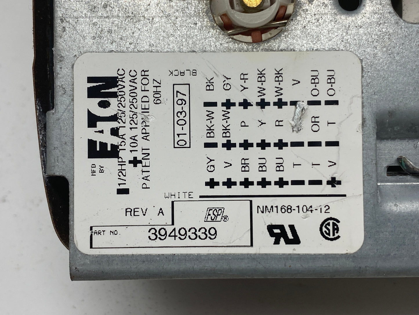 3949339 Whirlpool Washer Timer ⚡2 Year Warranty ⚡ Fast Shipping⚡