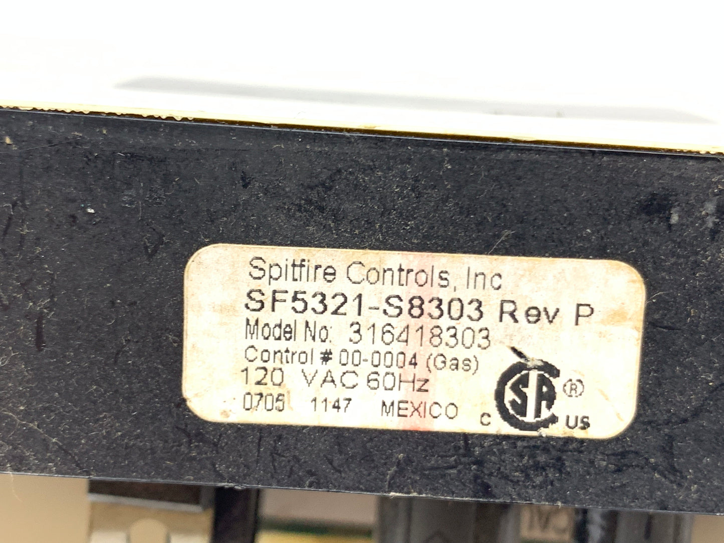 316418303 White Stove Control ⚡2 Year Warranty ⚡ Fast Shipping⚡