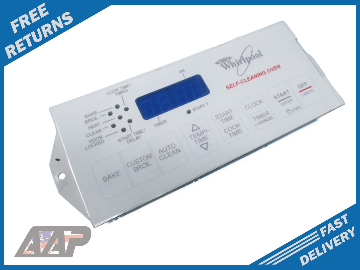 8053161 White Stove Range Control⚡2 Year Warranty ⚡ Fast Shipping⚡