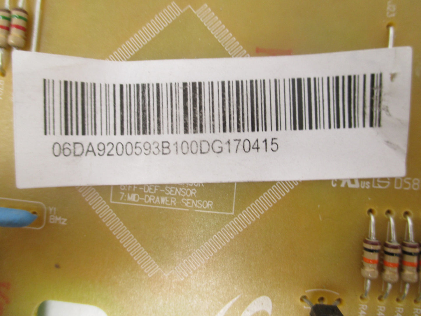 DA92-00593B Samsung Refrigerator Control Board ⚡2 Year Warranty ⚡ Fast Shipping⚡