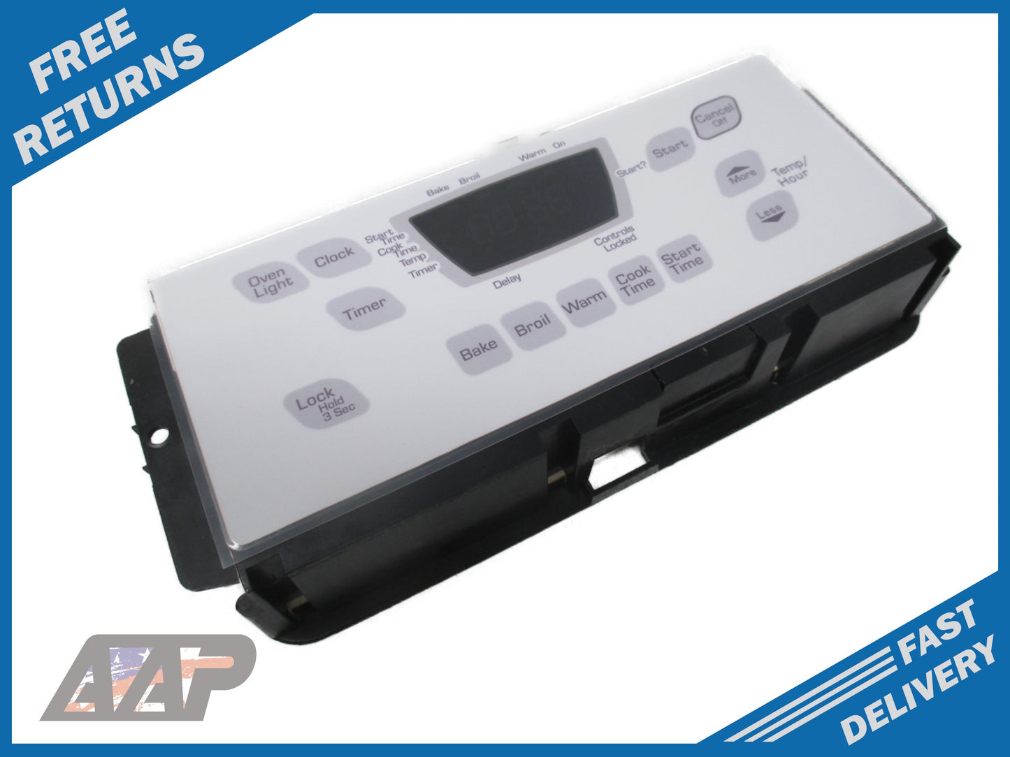 W10363661 White Stove Range Control Board⚡2 Year Warranty ⚡ Fast Shipping⚡