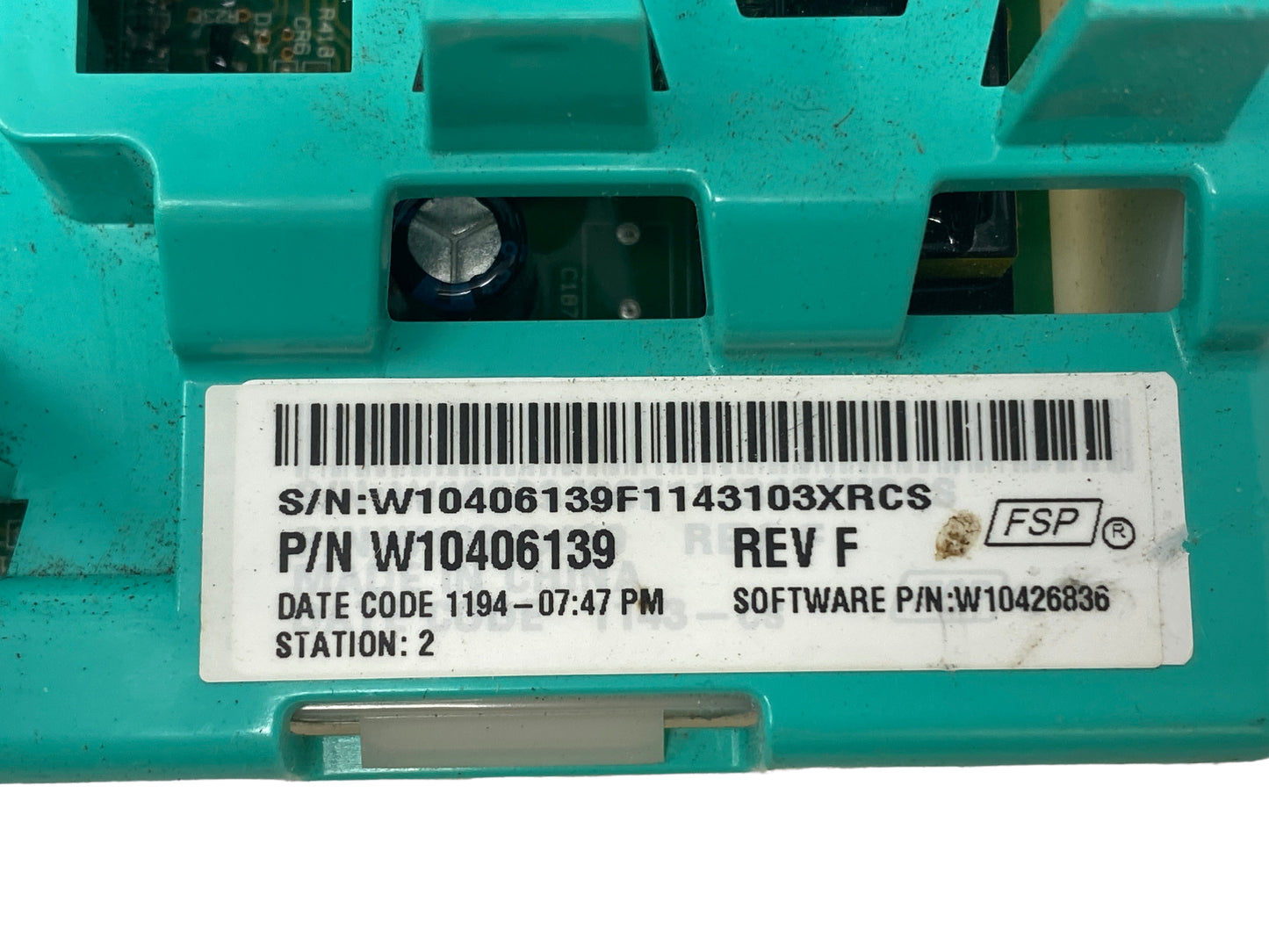 W10406139 Washer Main Control ⚡2 Year Warranty ⚡ Fast Shipping⚡