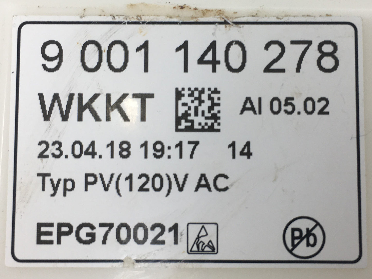 9001 140 278 EPG70021 Bosch Dishwasher Control Board *1 Year Guaranty* FAST SHIP