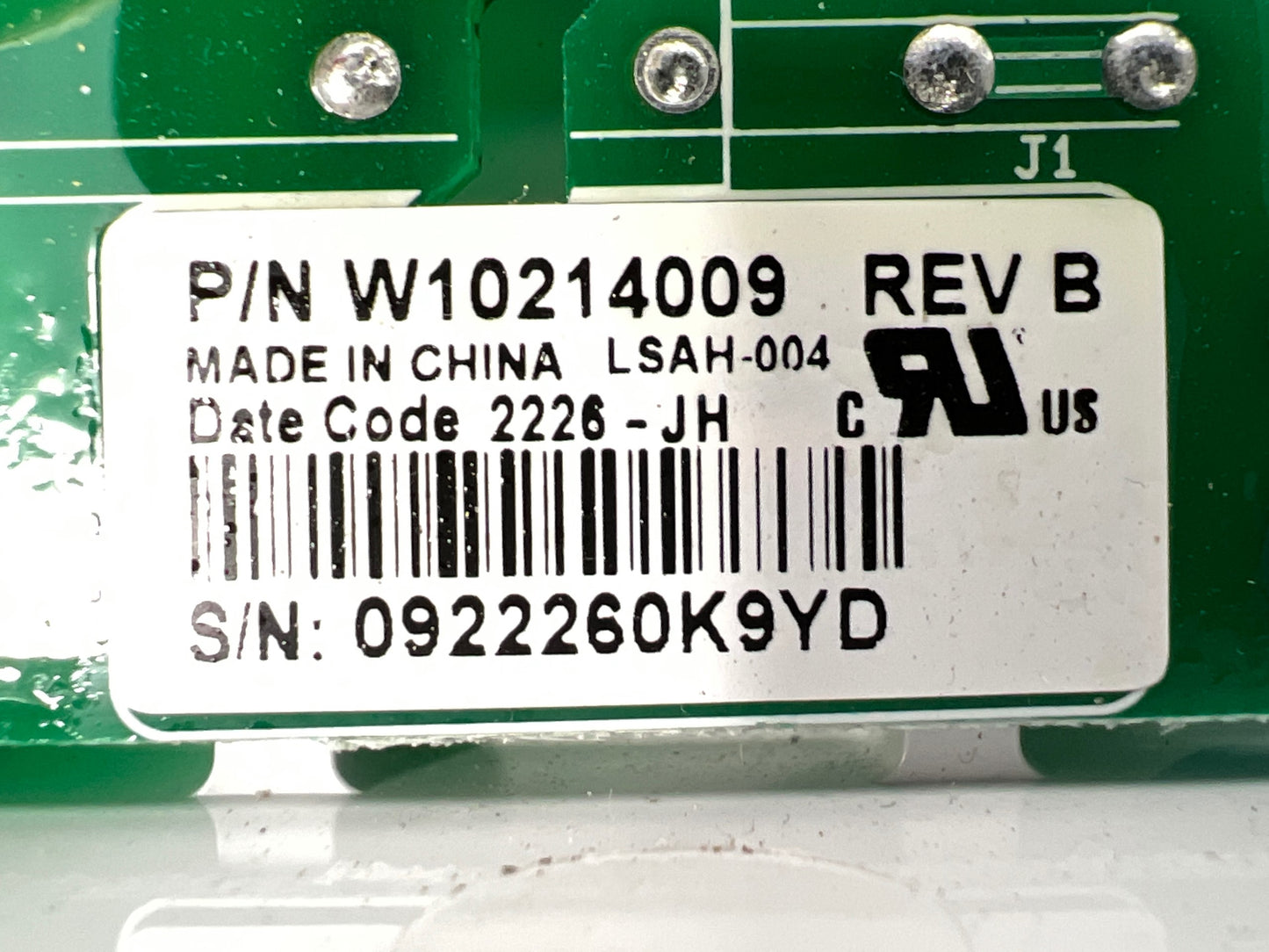 W10214009 Dryer Main Control ⚡️2 Year Warranty ⚡️ Fast Shipping ⚡️