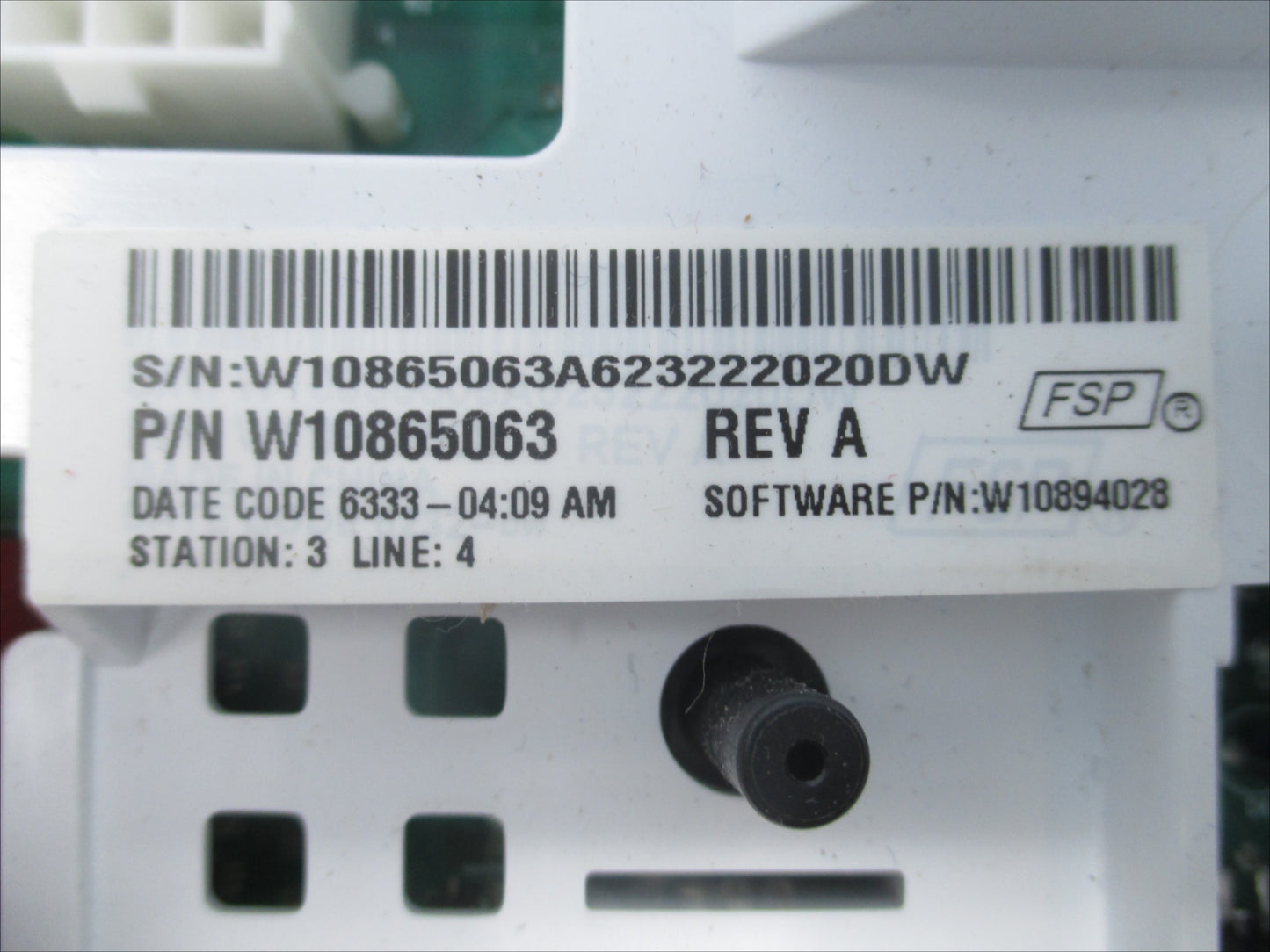 W10865063 Washer Control⚡2 Year Warranty ⚡ Fast Shipping⚡