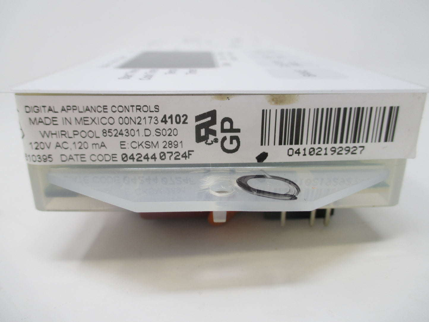 8524301 6610395 White Whirlpool GAS Stove Control ⚡2 Year Warranty ⚡ Fast Shipping⚡