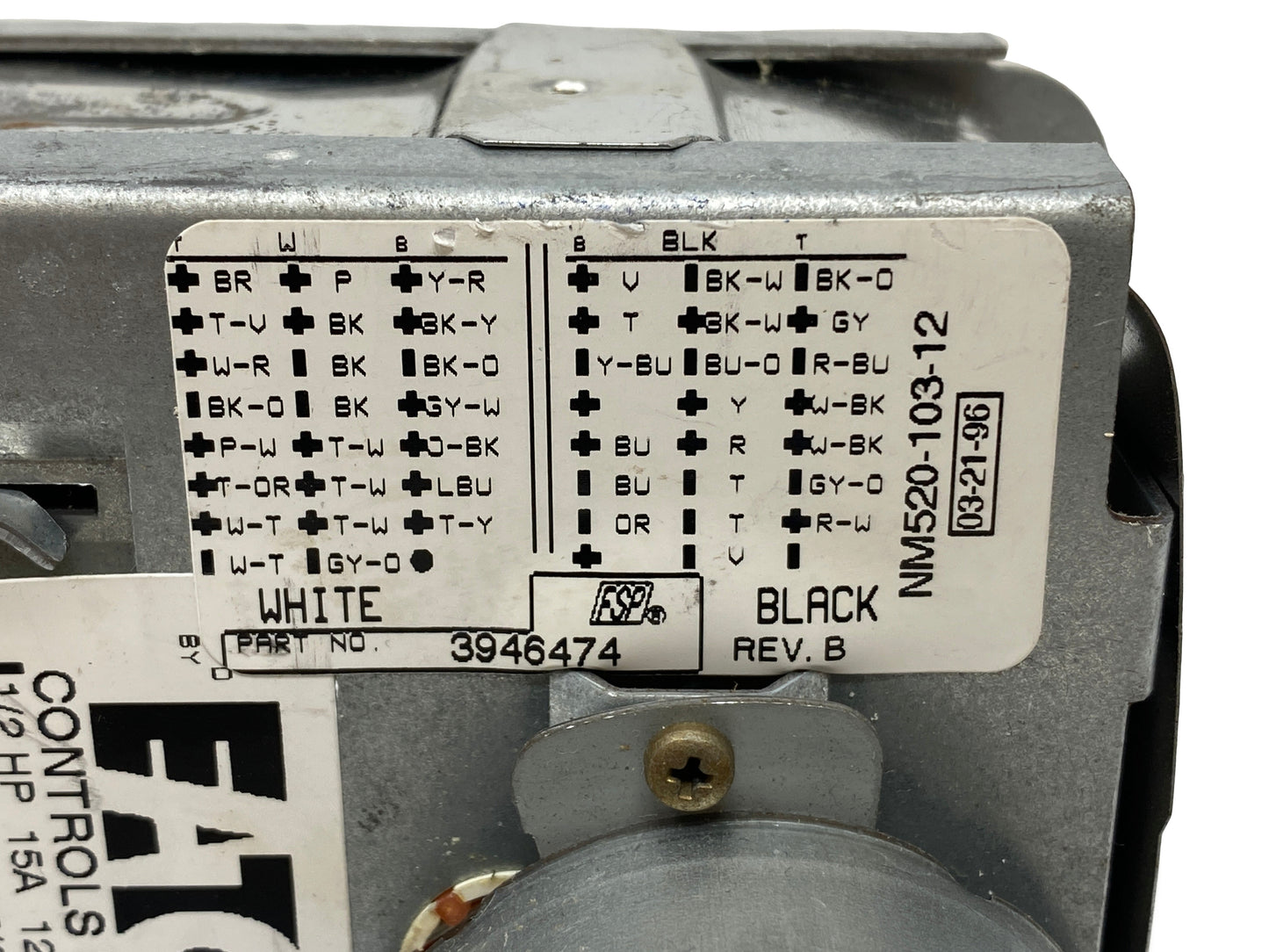 3946474 AAP REFURBISHED Whirlpool Washer Timer LIFETIME Guarantee 2-3 DayDeliver