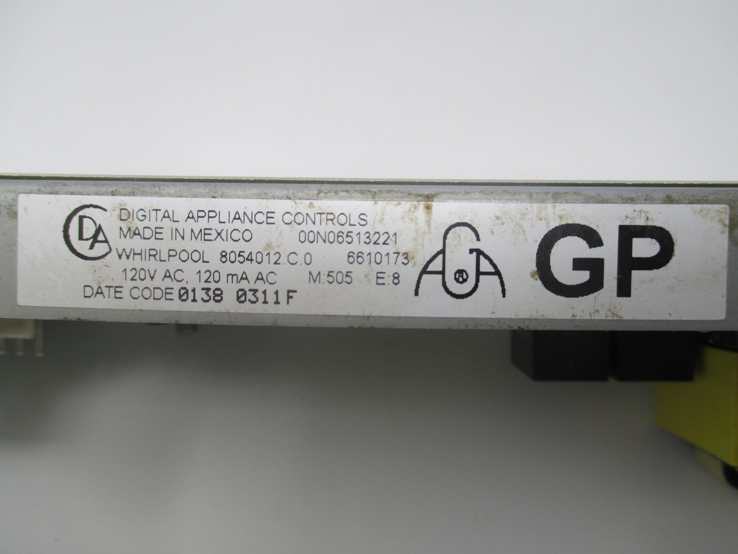 8054012 Whirlpool White Stove Range Control ⚡2 Year Warranty ⚡ Fast Shipping⚡