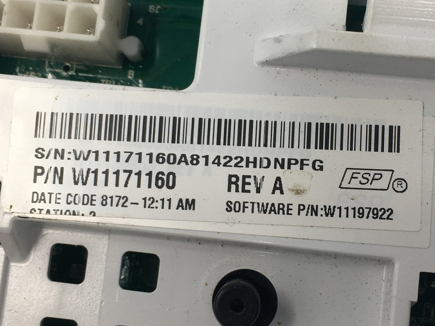 W11171160 Washer Control Board ⚡2 Year Warranty ⚡ Fast Shipping⚡