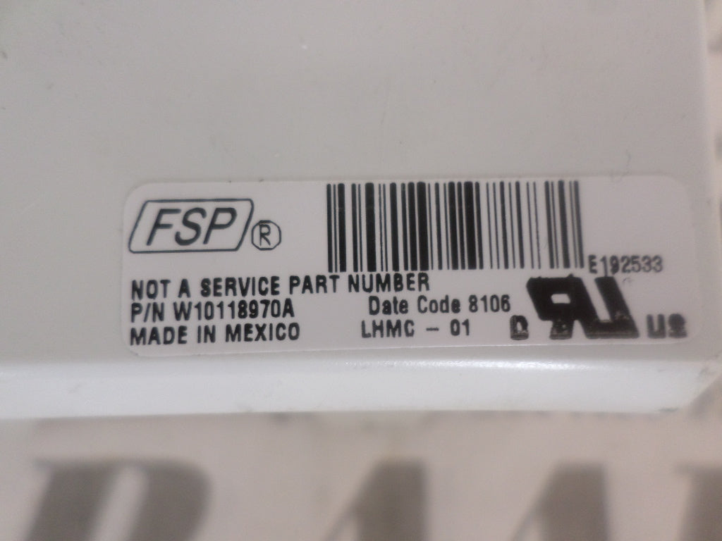 W10118970A W10160260 W10205977 Whirlpool Maytag Washer Control *1 Year Guarantee