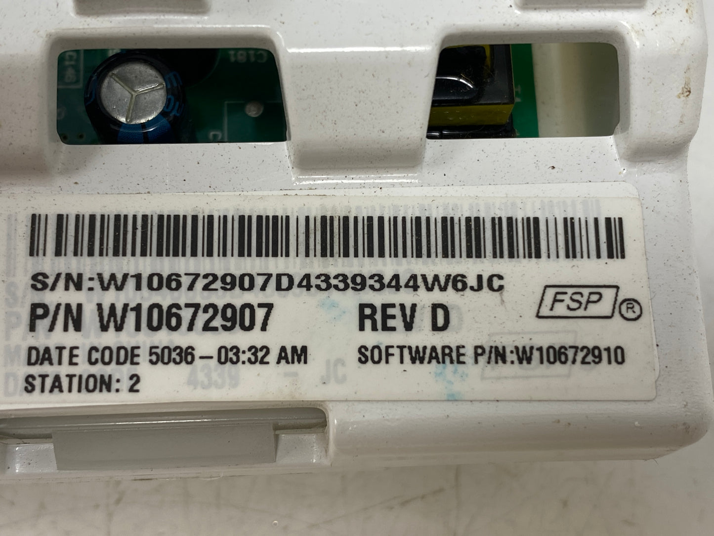 W10672907 Washer Control Board ⚡2 Year Warranty ⚡ Fast Shipping⚡