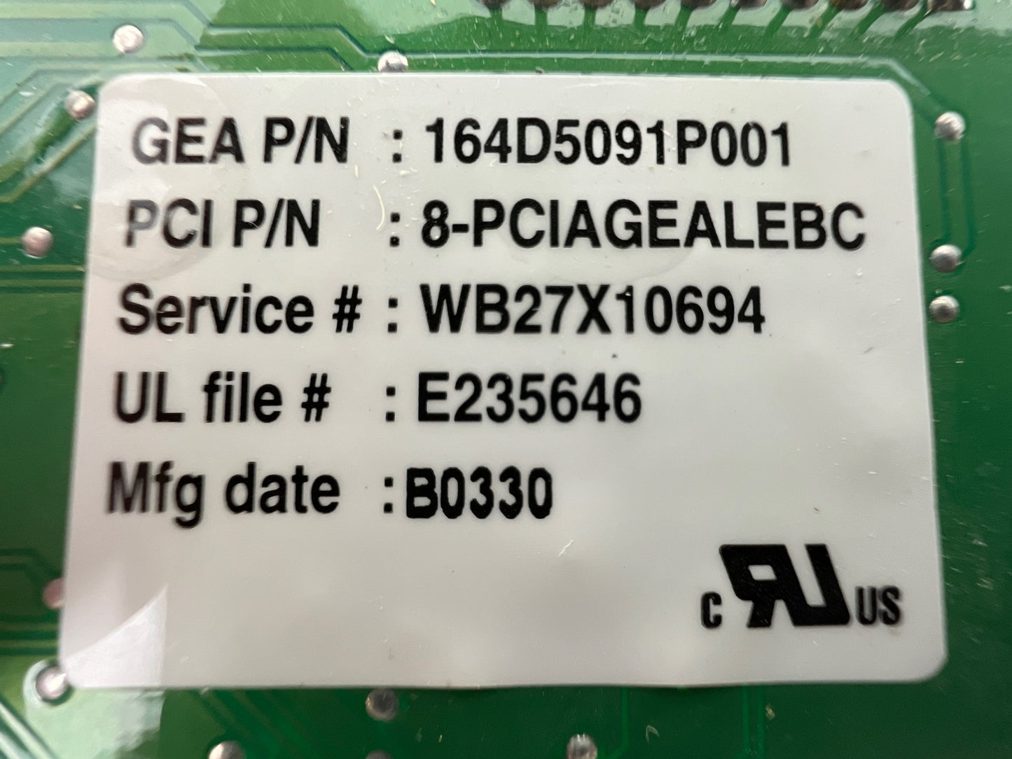 WB27X10694 164D5091P001 GE Range Oven Display Board ⚡️2 Year Warranty⚡️Fast Shipping⚡️