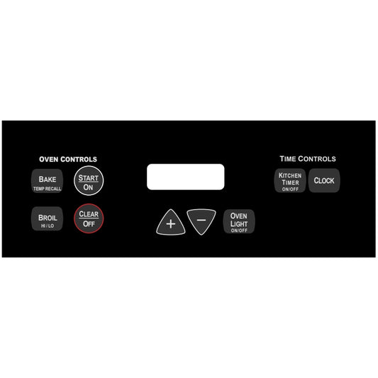 ⭐NEW! Stove Overlay Display Face Works With WB27T10604 191D3776P006 Oven Control ⭐ Fast Shipping!