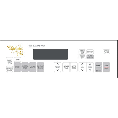 NEW! Overlay Display Face Works With 8523355 8523349 8274016 ⚡️2 Year Warranty⚡️Fast Shipping⚡️