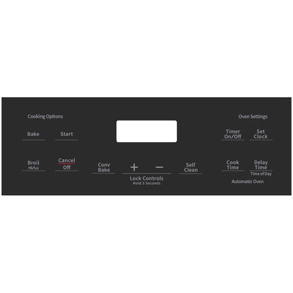 ⭐NEW! Stove Overlay Display Face Works With WB27T11487 164D8450G034 Oven Control ⭐ Fast Shipping!