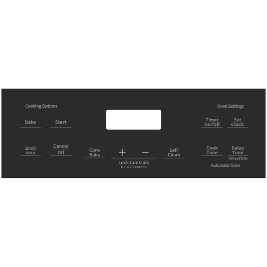 ⭐NEW! Stove Overlay Display Face Works With WB27T11487 164D8450G034 Oven Control ⭐ Fast Shipping!