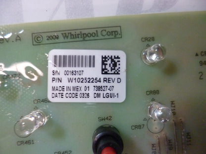 Genuine OEM Whirlpool Maytag Control Board W10252254 REV D🔥 2 Year Warranty 🔥 Fast Shipping 🔥