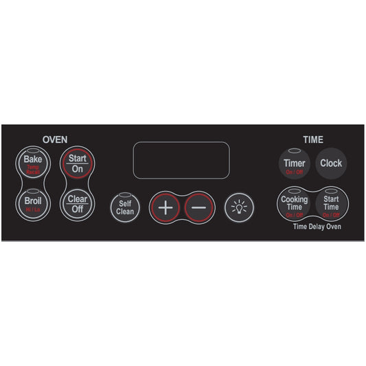 ⭐NEW! Stove Overlay Display Face Works With 183D9935P002 WB27K10202 Oven Control ⭐ Fast Shipping!