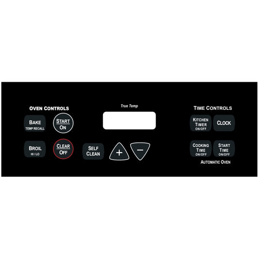 ⭐NEW! Stove Overlay Display Face Works With WB27T10826 191D3927P002 Oven Control ⭐ Fast Shipping!