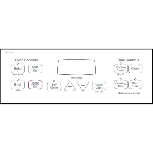 ⭐NEW! Stove Overlay Display Face Works With 191D3776P007 WB27T10816 Oven Control ⭐ Fast Shipping!