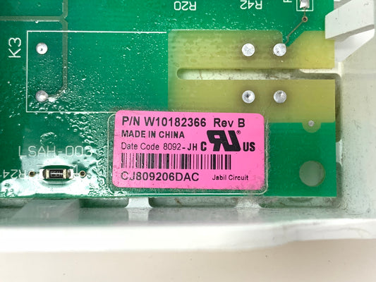 REBUILT Genuine OEM Whirlpool Kenmore Maytag Control Board W10182366-R🔥 5 Year Warranty 🔥 Fast Shipping 🔥