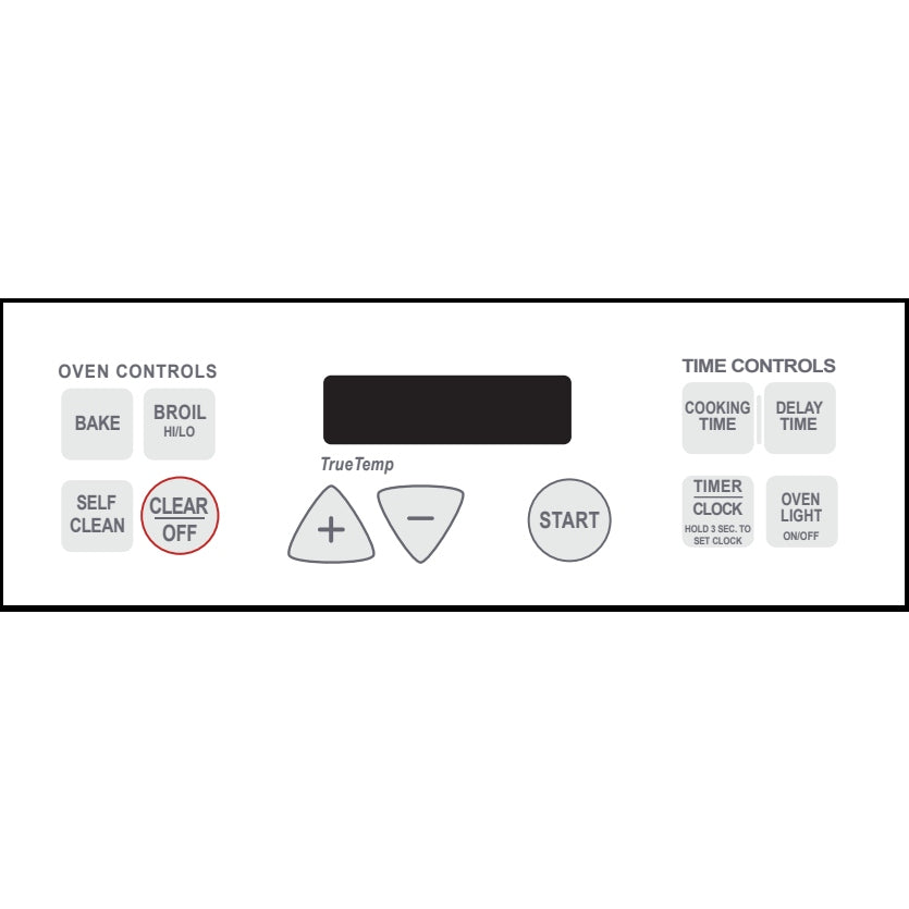 ⭐NEW! Stove Overlay Display Face Works With WB27X27482 164D6582G002 Oven Control ⭐ Fast Shipping!