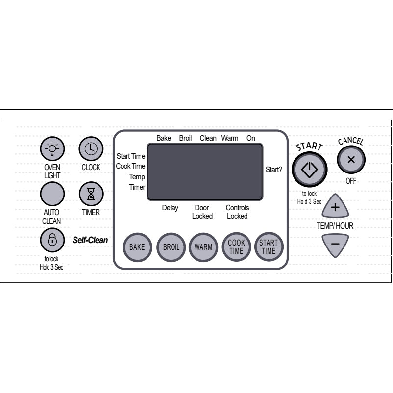 **NEW! Overlay Display Face Works With W10173512 100-01553-35 ⚡️2 Year Warranty⚡️Fast Shipping⚡️**