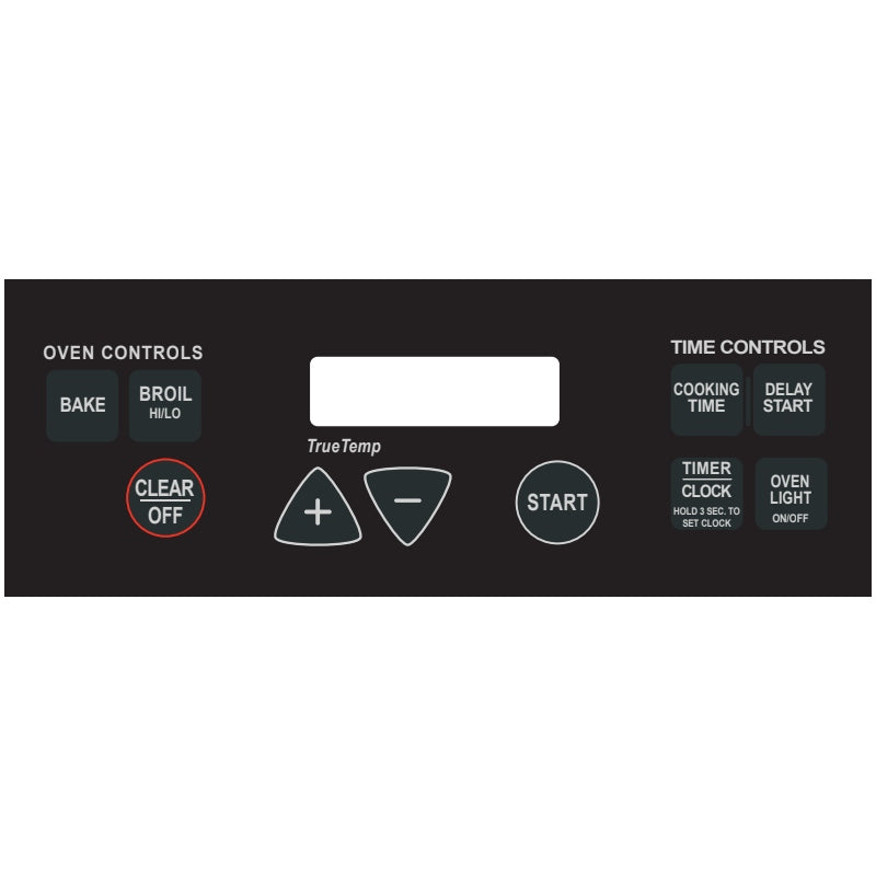 ⭐NEW! Stove Overlay Display Face Works With WB27T10495 Oven Control ⭐ Fast Shipping!