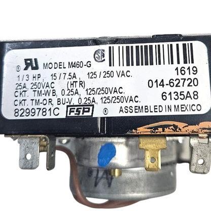 Genuine OEM Whirlpool Timer 8299781C 🔥 2 Year Warranty 🔥 Fast/Free Shipping 🔥