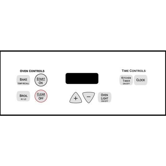 ⭐NEW! Stove Overlay Display Face Works With WB27T11313 164D8450G117 Oven Control ⭐ Fast Shipping!