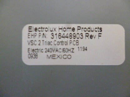 USE FOR PARTS 316448903 Kenmore Frigidaire Electrolux Stove Range Control ⚡️2 Year Warranty⚡️