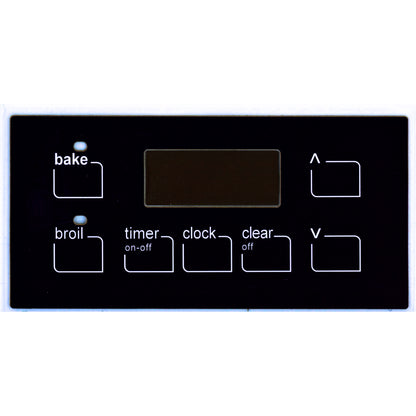 NEW! Stove Overlay Display Face Works With 316220725 316222800 2 Oven Control ⚡️2 Year Warranty⚡️Fast Shipping⚡️