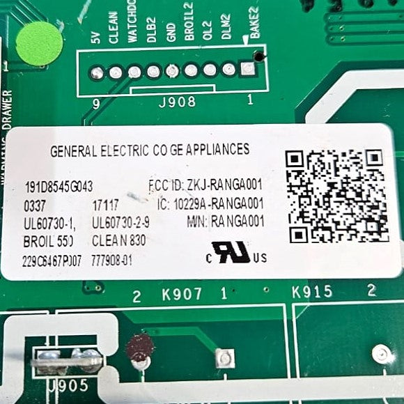 Genuine OEM GE Control Part 191D8545G043 ⚡️2 Year Warranty⚡️Fast Shipping⚡️