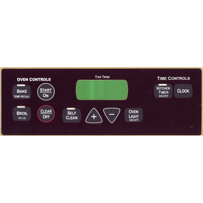 NEW! Stove Overlay Display Face Works With 183D8192P001 WB27K10090 Oven Control ⚡️2 Year Warranty⚡️Fast Shipping⚡️